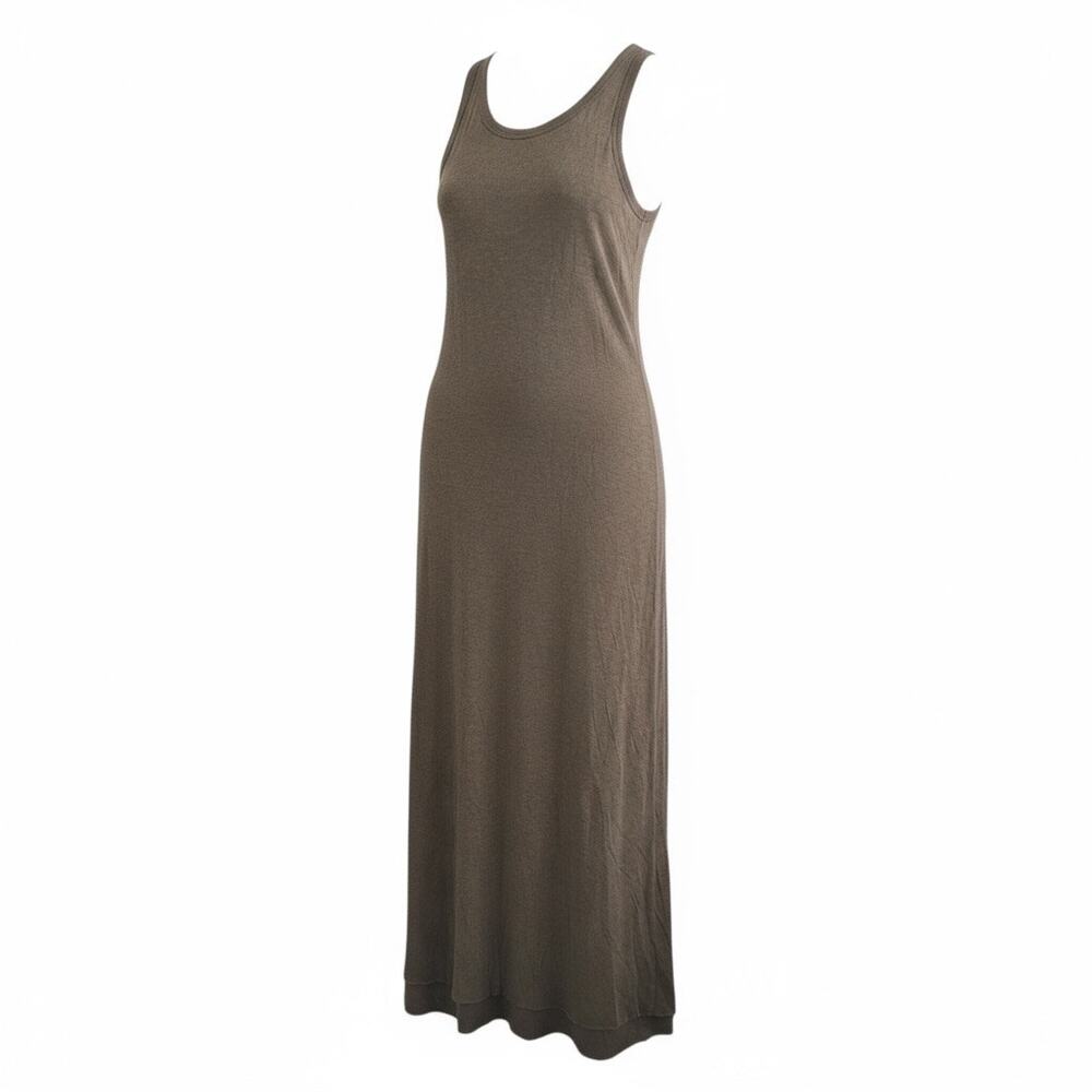 Haider Ackermann Sephia Wool Maxi Dress FR 36 Layered Racerback Tank